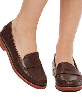 Cole Haan Loafer Shoes NikeAir Insoles Brown Casual Slip On Size 5.5